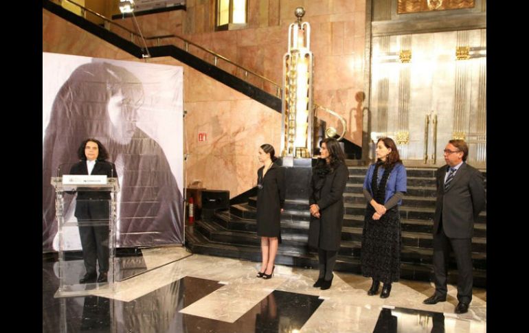 La muestra fue inaugurada en noviembre de 2011, en el Palacio de Bellas Artes por la titular de Conaculta, Consuelo Sáizar. ARCHIVO  /