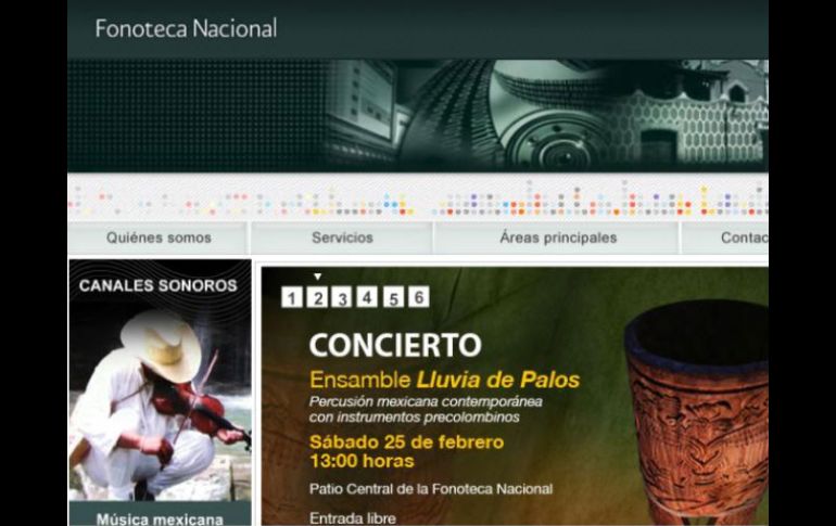 La institución tiene proyectos como la Red Virtual de audiotecas. ESPECIAL  /