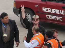 Al parecer molesto por este hecho, el líder de U2 regresó desde Machu Picchu al pueblo de Aguas Calientes. EFE  /