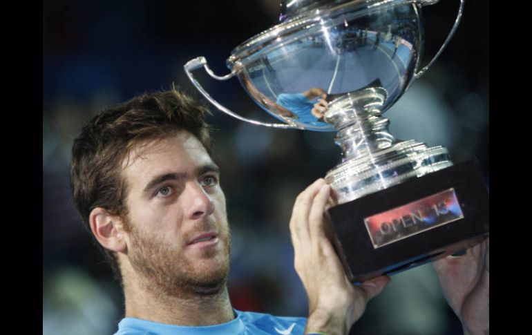 Juan Martín del Potro se llevó el triunfo en 82 minutos de juego. REUTERS  /