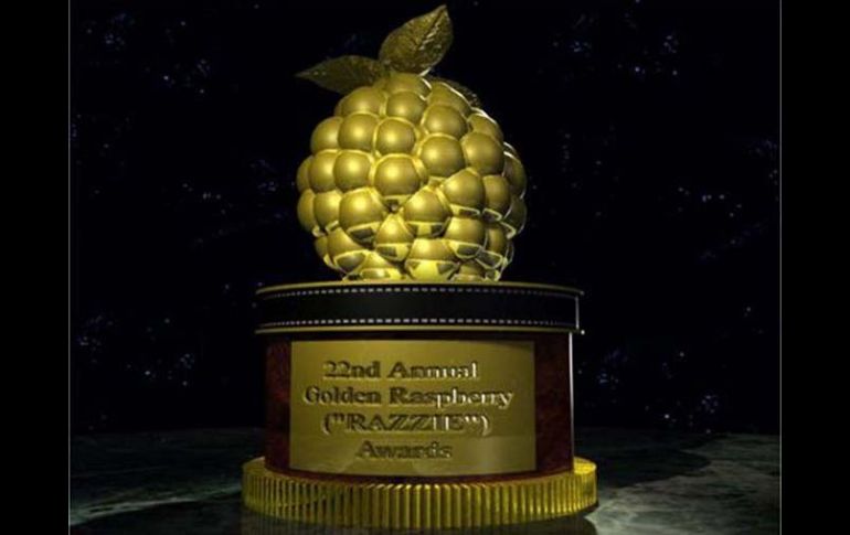 Las frambuesas doradas (Golden raspberry) o Razzies son los reconocimientos a lo peor del cine. Adam Sandler está nominado. ESPECIAL  /