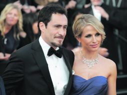 Demian Bichir, al igual que en las entregas a las que ha asistido, posó con su actual pareja sentimental.  /