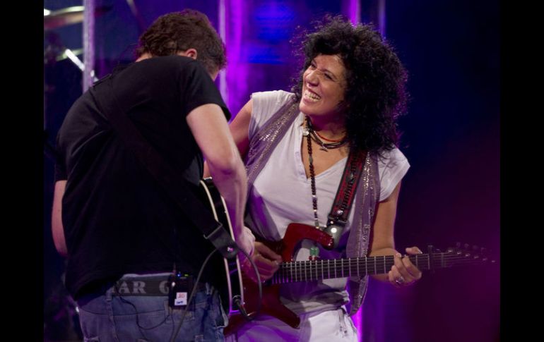 Rosana durante su presentación en Viña del Mar. AFP  /