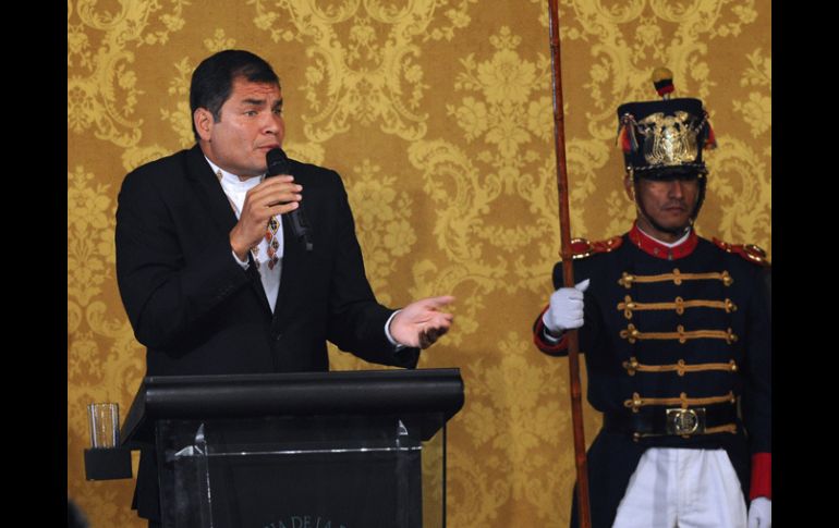 El presidente de Ecuador, Rafael Correa, anunció que perdonará a los acusados en el caso que por injurias ganó al diario El Universo.  /