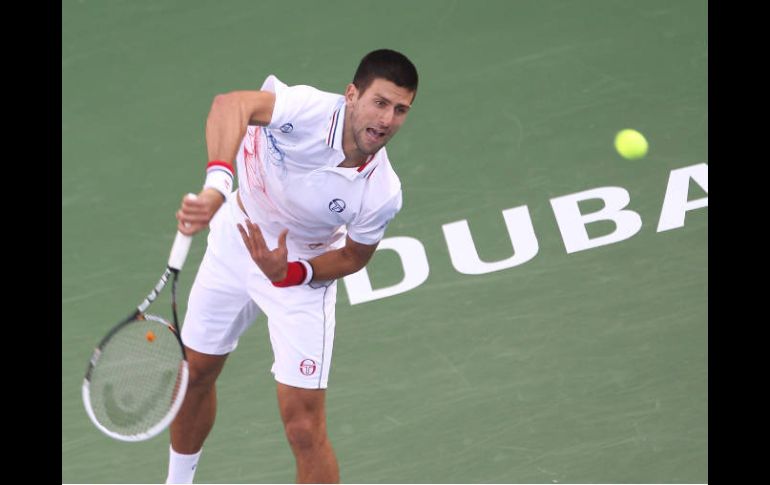 Djokovic comenzó falto de ritmo en el duelo contra Sergiy Stakhovsky. AFP  /