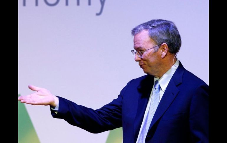 Eric Schmidt, durante una conferencia. REUTERS  /