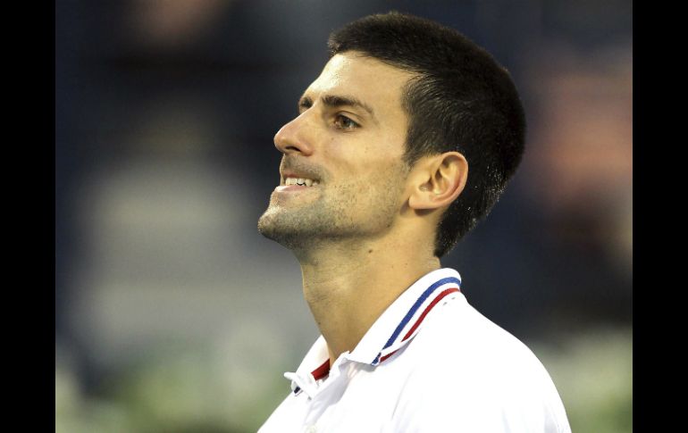 Termina racha de diez triunfos consecutivos que acumulaba Djokovic esta temporada. EFE  /