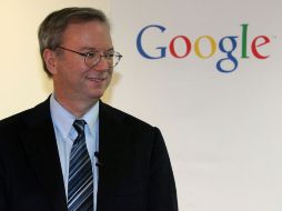 Eric Schmidt director ejecutivo de Google. ARCHIVO  /