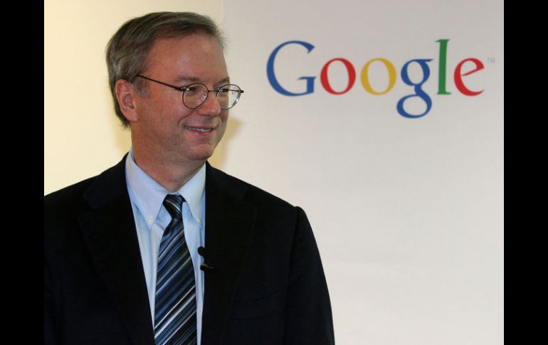 Eric Schmidt director ejecutivo de Google. ARCHIVO  /