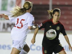 Las mexicanas venía de golear 10-0 a la selección de Haití. EFE  /