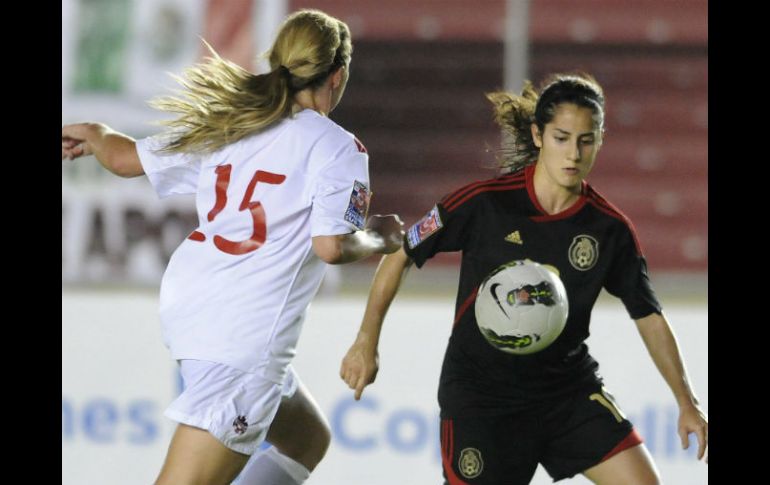 Las mexicanas venía de golear 10-0 a la selección de Haití. EFE  /