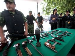 No hay estimaciones oficiales de la Sedena acerca del número de armas que se encuentran ilegalmente en los hogares tapatíos.  /