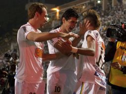 Santos se encontrará con el Internacional en el estadio Vila Belmiro. EFE  /