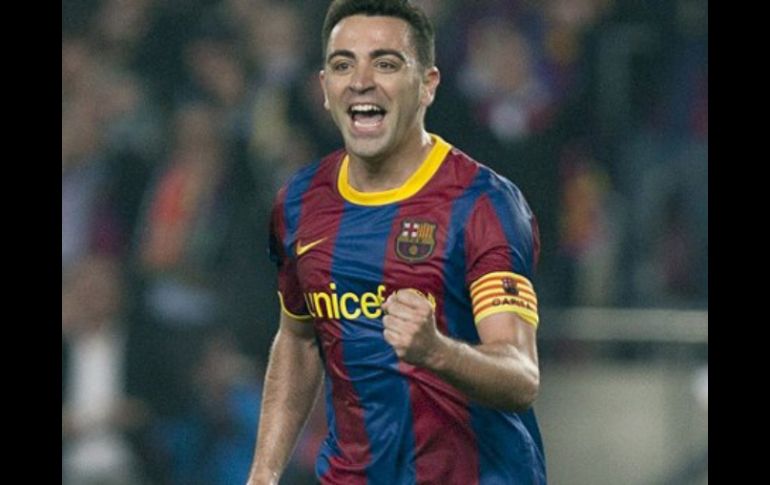 Xavi Hernández es una de las figuras clave en el triunfo del Barcelona en la UEFA Champions League. EFE  /