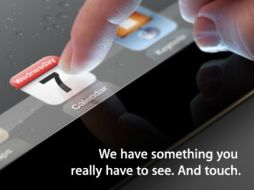 Apple promete algo para el día de mañana... y lo señala como algo para ver y tocar. Se especula que será el nuevo iPad3. ESPECIAL  /