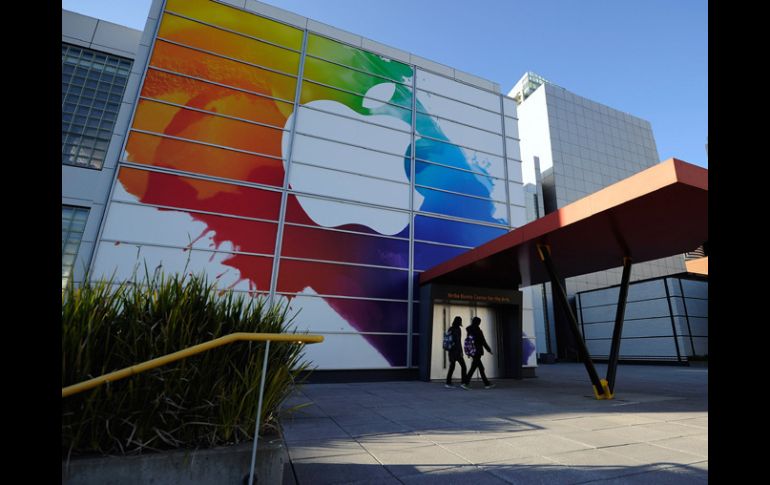 Vista del exterior de los cuarteles generales de Apple. AFP  /