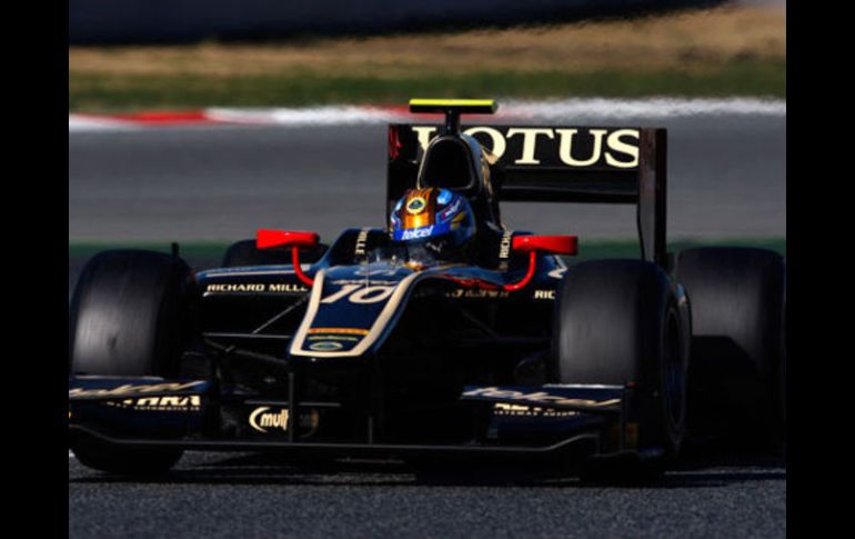 Gutíerrez abordo del Lotus cronometró un tiempo de vuelta de 1:29.154 25. ESPECIAL  /