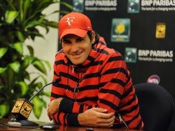 Roger Federer dice que sigue con buen ritmo en el 2012. AP  /