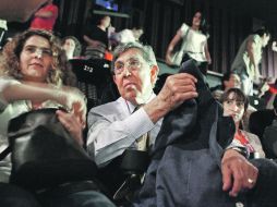 Cuauhtémoc Cárdenas estuvo anoche en el Festival Internacional de Cine de Guadalajara. EL UNIVERSAL  /