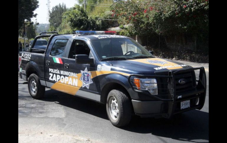 Elementos de la Policía de Zapopan se hicieron cargo de los hechos. ARCHIVO  /