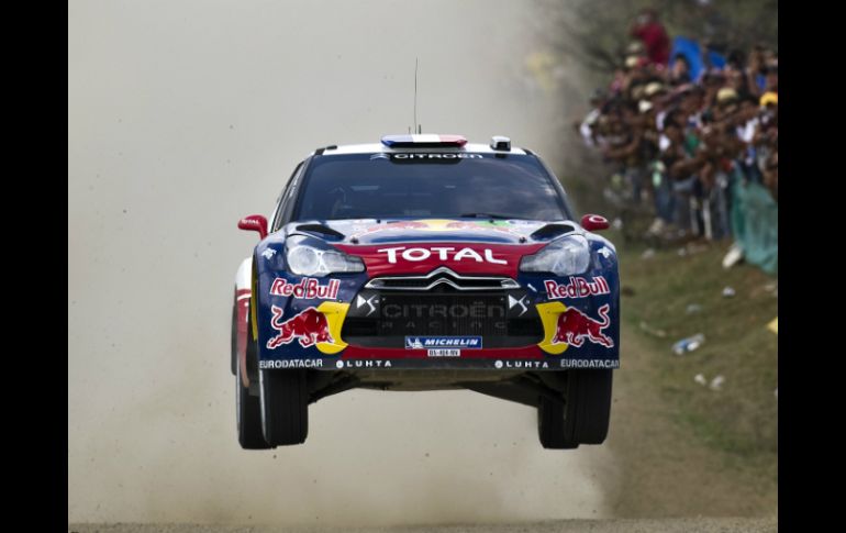 Loeb alcanza su sexta victoria consecutiva en suelo azteca. AFP  /