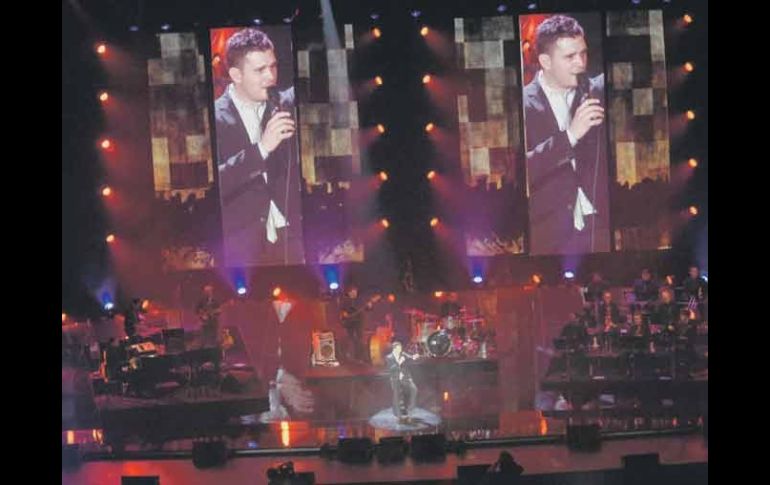 Bublé llevó a la Ciudad de México su ''Crazy love tour''. NTX  /