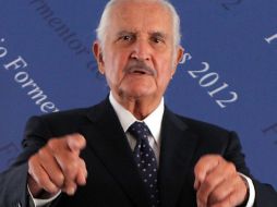 Para el escritor Carlos Fuentes, el error de la justicia mexicana se puede subsanar liberando a Florence Cassez. EL UNIVERSAL  /