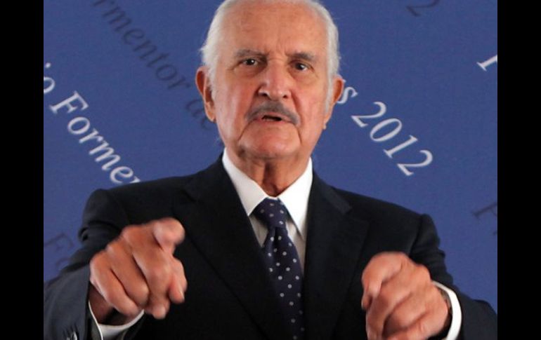 Para el escritor Carlos Fuentes, el error de la justicia mexicana se puede subsanar liberando a Florence Cassez. EL UNIVERSAL  /