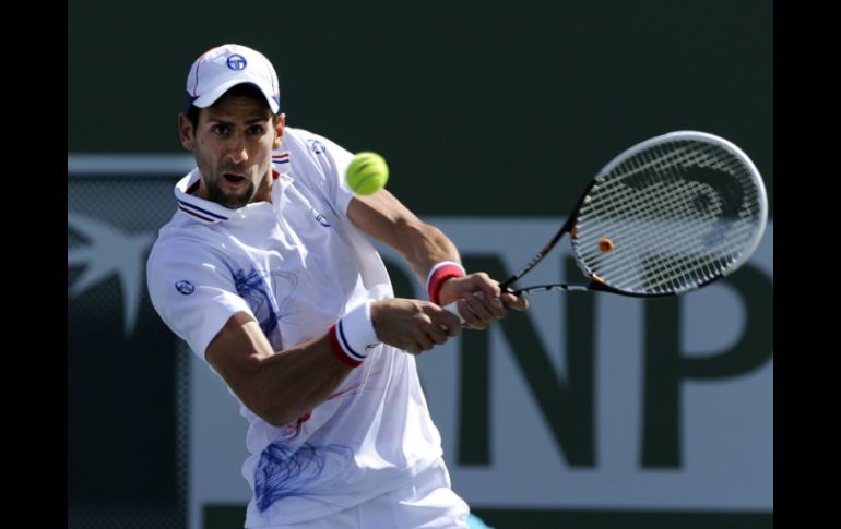 Novak Djokovic calificó el partido contra Kevin Anderson como 'muy reñido'. EFE  /