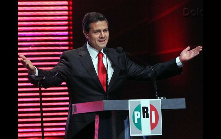 Enrique Peña Nieto registrará su candidatura por el Partido Revolucionario Institucional este 15 de marzo. ARCHIVO  /