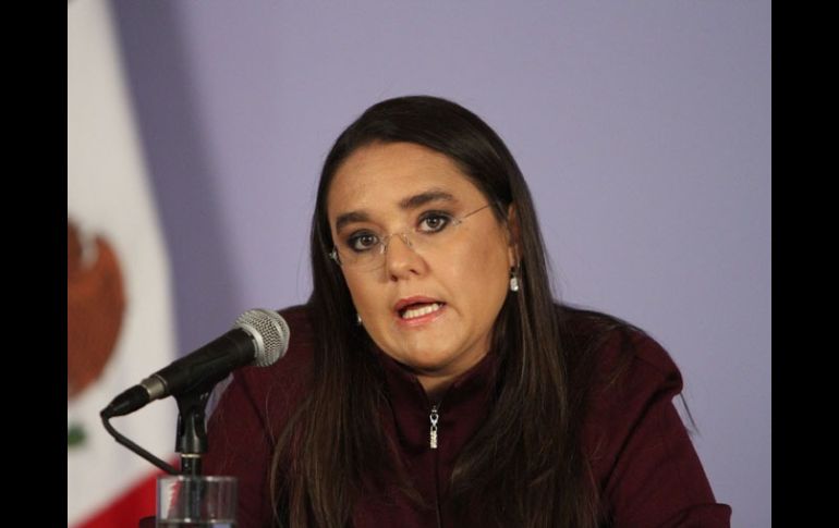 La coordinadora de Comunicación Social y vocera del Gobierno Federal, Alejandra Sota. NOTIMEX  /