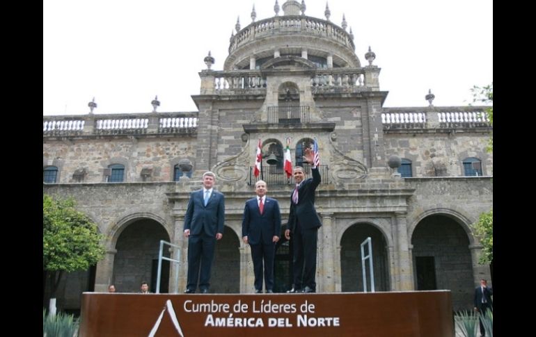 La última vez que los tres líderes se reunieron fue en agosto de 2009 en Guadalajara. ARCHIVO  /