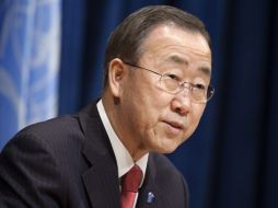 El secretario general de la ONU, Ban Ki-moon, expresó hoy su preocupación por el anuncio de Corea del Norte. ARCHIVO  /