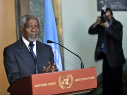 Kofi Annan advirtió que la crisis en Siria podría ser mucho más compleja que el conflicto en Libia. EFE  /