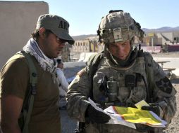 Robert Bales (D) en el Centro Nacional de Entrenamiento en Fort Irwin, California. AFP  /