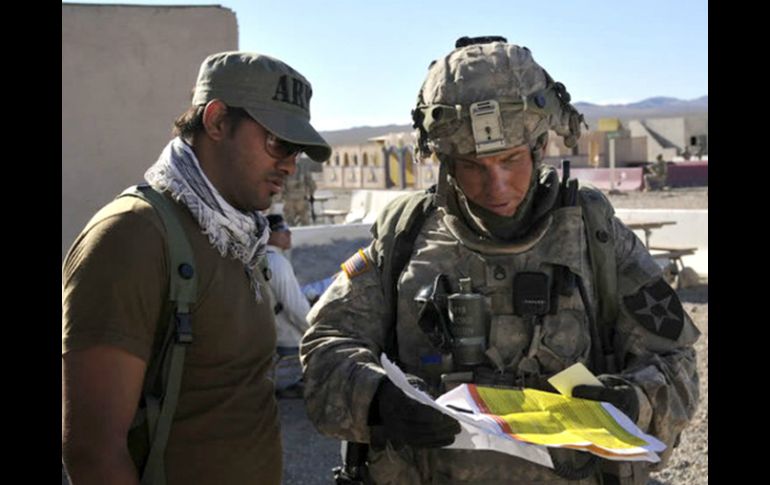 Robert Bales (D) en el Centro Nacional de Entrenamiento en Fort Irwin, California. AFP  /