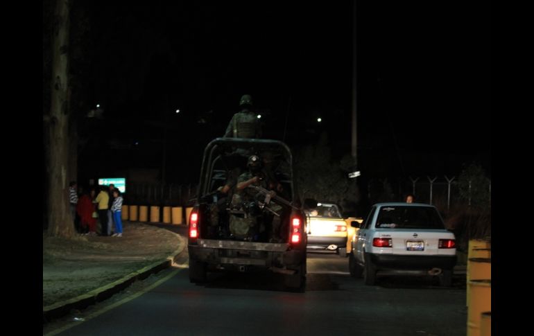 En la movilización participaron 100 uniformados de Seguridad Pública y 40 militares.  /