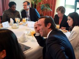 Diversos foros son celebrados en Uruguay por la asamblea anual del Banco Interamericano de Desarrollo, en la que Chile participa. EFE  /