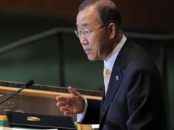 El secretario general de la ONU, Ban Ki-moon pidió el viernes al gobierno de Pyongyang que ''revea su decisión'' de lanzar ese cohete.  /