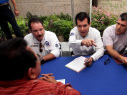 Diego Monraz Villaseñor, durante el evento ''vialidad cercana''.  /