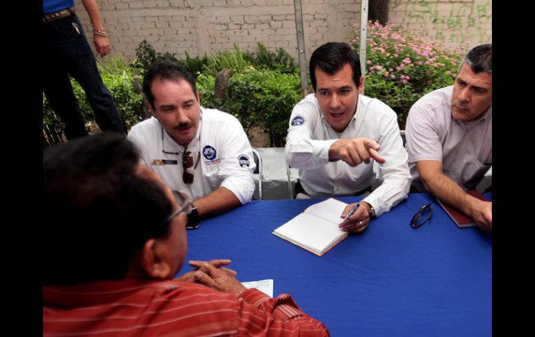 Diego Monraz Villaseñor, durante el evento ''vialidad cercana''.  /