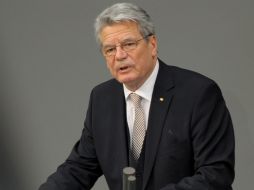 Gauck pronuncia un discurso tras ser elegido undécimo presidente de la República Federal de Alemania. EFE  /