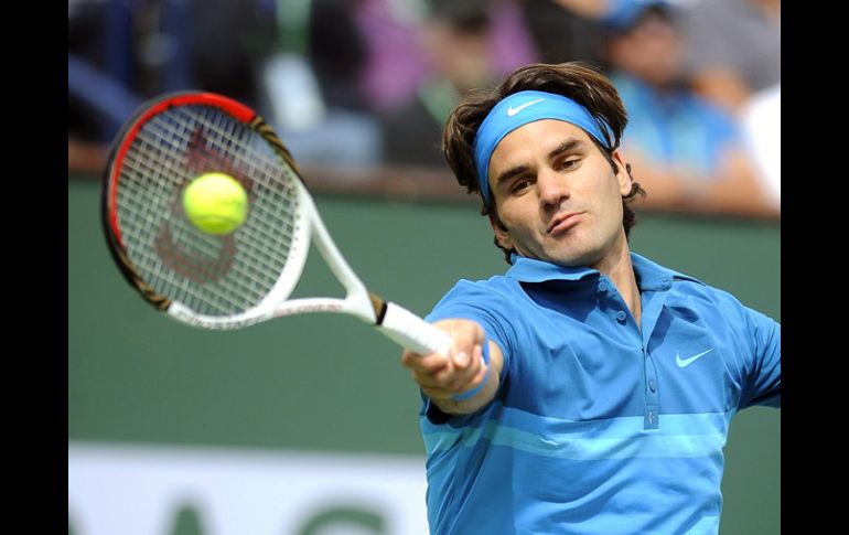 Roger Federer fue el mejor en Indian Wells. AFP  /