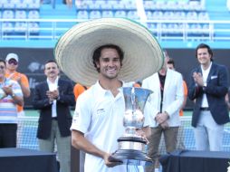 Alves logró un cheque de 14 mil 400 dólares y 100 puntos para el ranking ATP.  /