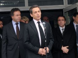 Sarkozy acude al colegio dónde ocurrió el tiroteo. AFP  /