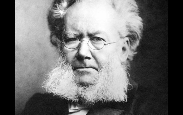 Henrik Ibsen, candidato al Nobel de Literatura en 1903, nació el 20 de marzo de 1828. ARCHIVO  /