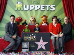 Los Muppets fueron inmortalizados con su estrella en el Paseo de la Fama. REUTERS  /