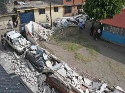 Daños materiales por el sismo en el Estado de México. EL UNIVERSAL  /