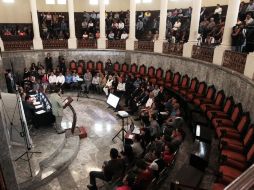 Fue presentado en instalaciones del recinto Legislativo en Palacio de Gobierno.  /