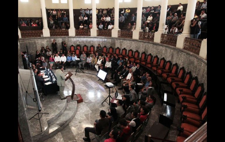 Fue presentado en instalaciones del recinto Legislativo en Palacio de Gobierno.  /